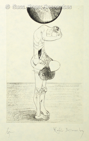 gravure technique mixte
